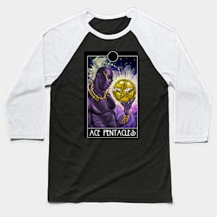 Ace of Pentacles Baseball T-Shirt